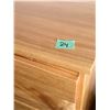 Image 3 : WOOD 5-DRAWER CHEST AND FOLDING TABLE