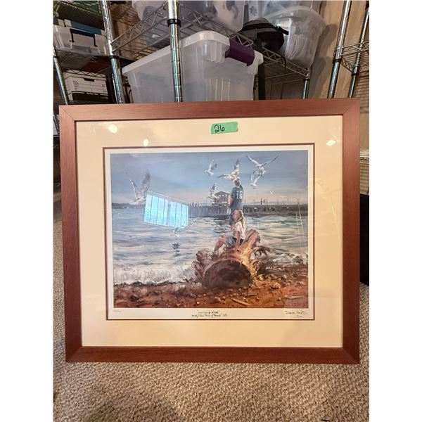 FRAMED LIMITED EDITION PRINT "ON WINGS OF HOPE"