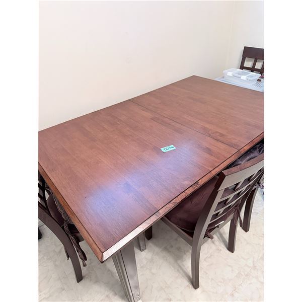 DINING TABLE WITH 6 CHAIR SET