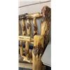 Image 2 : Exceptional King Size Burl Wood Log Bed
