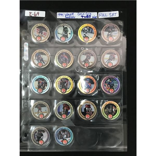 1994 WAYNE GRETZKY COCA COLA POGS - FULL SET