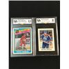 Image 1 : LOT OF 2 TGA GRADED TRADING CARDS - INCLUDING WAYNE GRETZKY