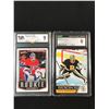 Image 1 : LOT OF 2 TGA GRADED ROOKIE CARDS - CAREY PRICE JEREMY SWAYMAN