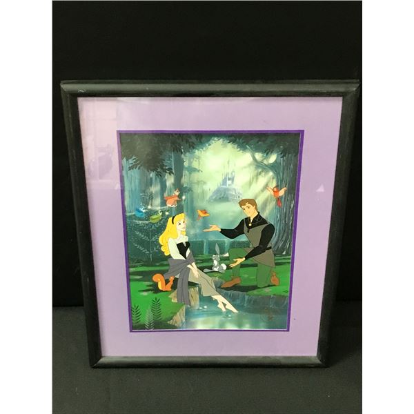 LTD. EDITION DISNEY 11 X 14 COMMEMERATIVE PRINT IN FRAME SLEEPING BEAUTY