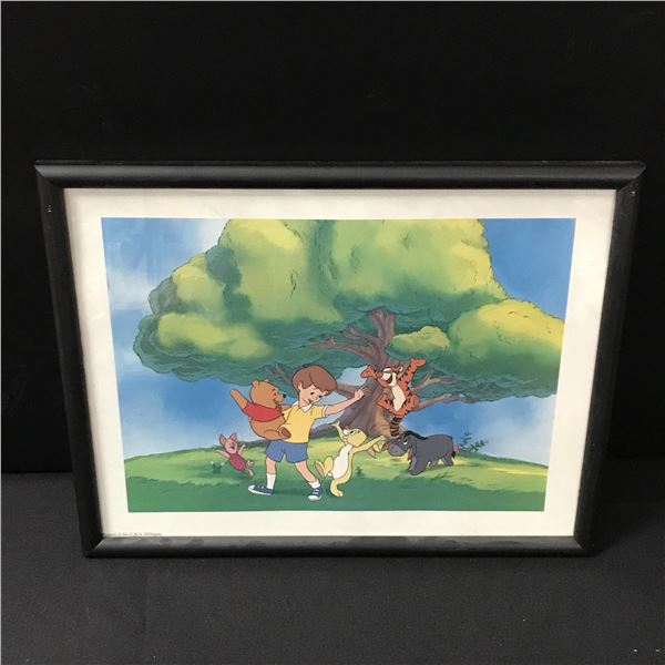 LTD. EDITION DISNEY 11 X 14 COMMEMERATIVE PRINT IN FRAME WINNIE THE POOH