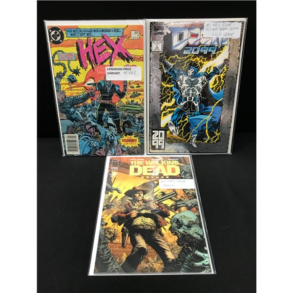 LOT OF 3 #1 COMICS - VARIOUS TITLES AND PUBLISHERS