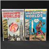 Image 1 : LOT OF 2 UNKNOWN WORLDS COMICS #44-45 (1965) - ACG COMICS