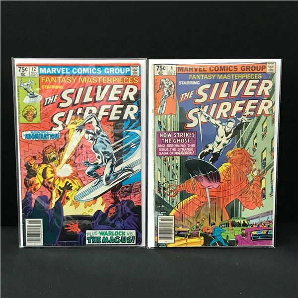LOT OF 2 FANTASY MASTERPIECES COMICS #8 & #12 - MARVEL COMICS