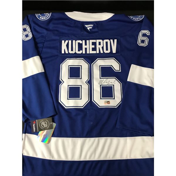 NIKITA KUCHEROV SIGNED TAMPA BAY LIGHTENING CUSTOM JERSEY - ELITE SPORTS COA