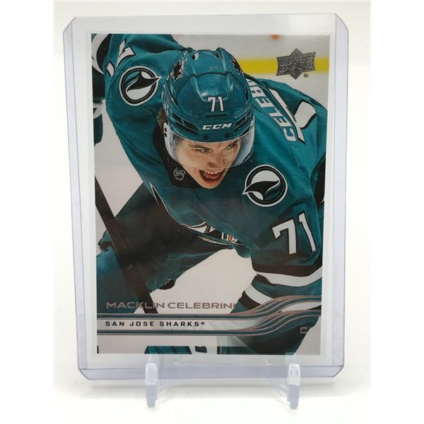2025-26 UPPER DECK SERIES ONE MACKLIN CELEBRINI TRADING CARD