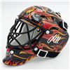 Image 1 : JAKOB MARKSTROM SIGNED CALGARY FLAMES GOALIE MASK (FROZEN POND COA)