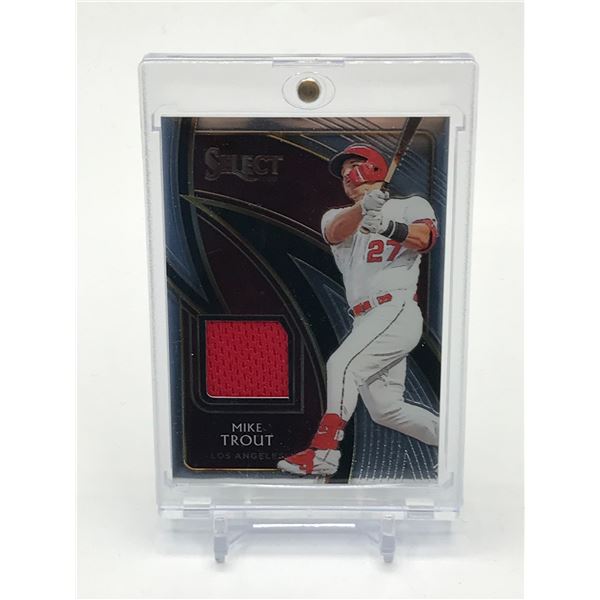 2020 PANINI SELECT BASEBALL MIKE TROUT PATCH TRADING CARD
