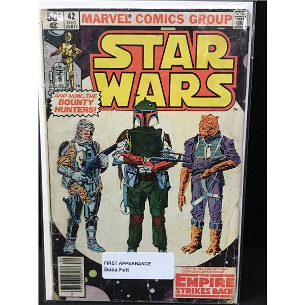 STAR WARS #42 1ST APP BOBA FETT - MARVEL COMICS