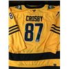 Image 1 : SIDNEY CROSBY SIGNED PITTSBURGH PENGUINS CUSTOM JERSEY - ELITE SPORTS COA