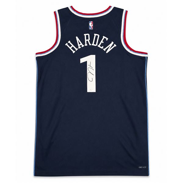JAMES HARDEN SIGNED LA CLIPPERS JERSEY