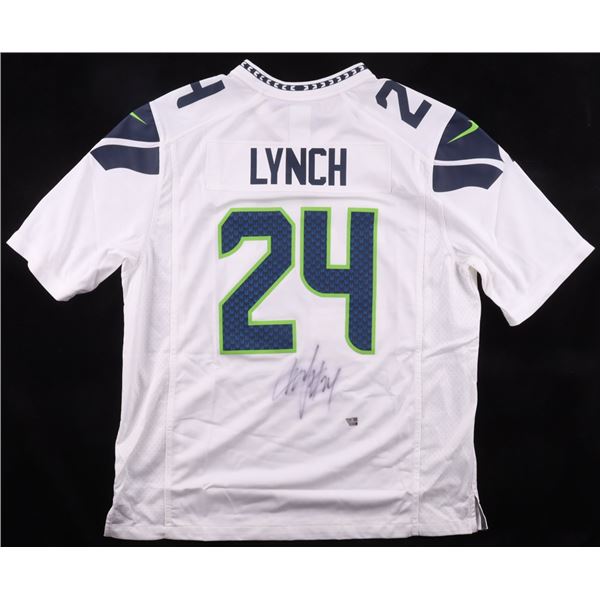 MARSHAWN LYNCH SIGNED SEATTLE SEAHAWKS SIGNED JERSEY - FANATICS COA