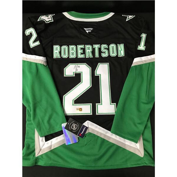 JASON ROBERTSON SIGNED DALLAS STARS CUSTOM JERSEY - ELITE SPORTS COA