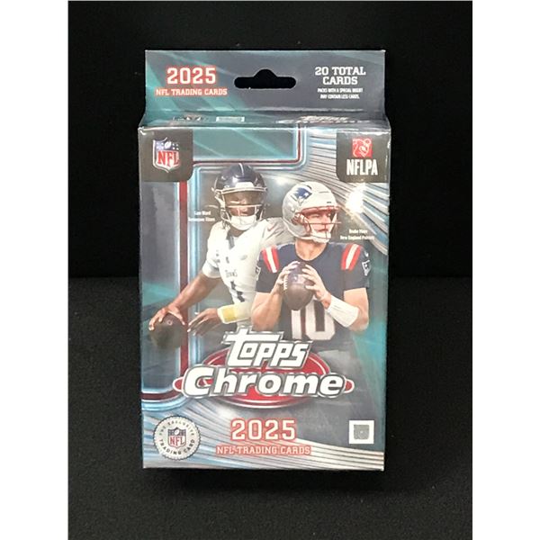 2025 TOPPS CHROME SEALED TRADING CARD BOX