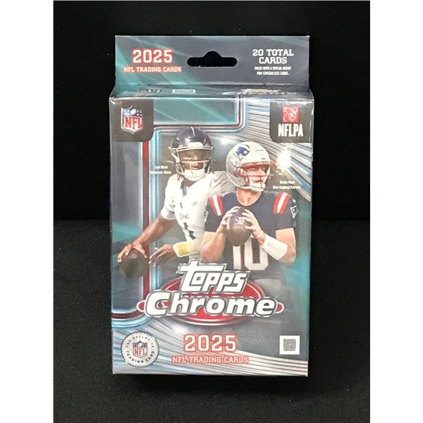 2025 TOPPS CHROME SEALED TRADING CARD BOX