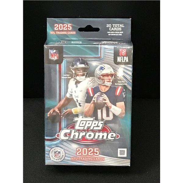 2025 TOPPS CHROME SEALED TRADING CARD BOX