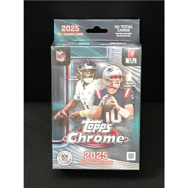 2025 TOPPS CHROME SEALED TRADING CARD BOX