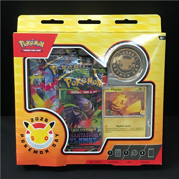 2025 POKEMON  POKEMON DAY SEALED TRADING CARD BOX