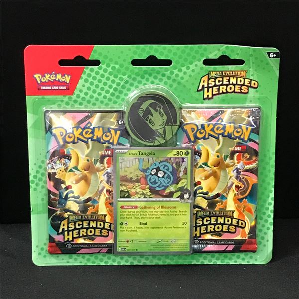 POKEMON TCG MEGA EVOLUTION ASCENDED HEROES 2-PACK BLISTER COLLECTION SEALED BOX