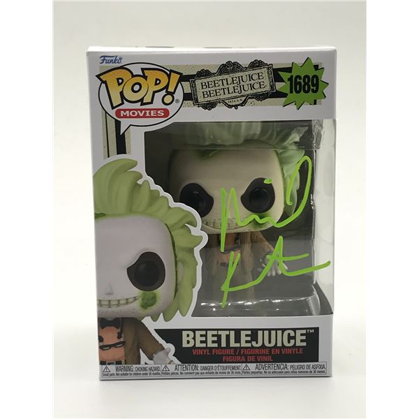 MICHAEL KEATON SIGNED BEETLEJUICE FUNKO POP (HOLLYWOOD COA)