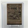 Image 2 : 1954 TOPPS SCOOP #154 26 INNING TIE GAME TRADING CARD