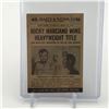 Image 2 : 1954 TOPPS SCOOP #65 MARCIANO K.O'S WALCOTT TRADING CARD