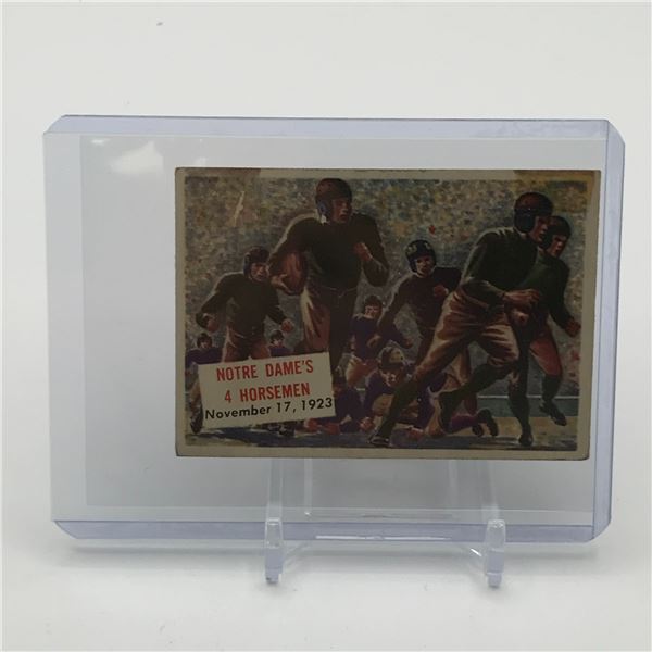 1954 TOPPS SCOOP #110 NOTRE DAME'S 4 HORSEMAN TRADING CARD