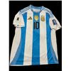Image 2 : LIONAL MESSI SIGNED ARGEMTINA SOCCER JERSEY (BECKETT COA)