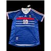 Image 2 : ZINEDINE ZIDANE SIGNED FRANCE SOCCER JERSEY (BECKETT COA)