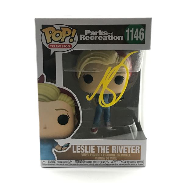 AMY POEHLER SIGNED PARKS AND REC FUNKO POP (KB COA)