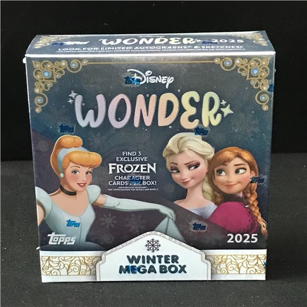 2025 TOPPS DISNEY WONDER WINTER MEGA BOX SEALED TRADING CARD BOX