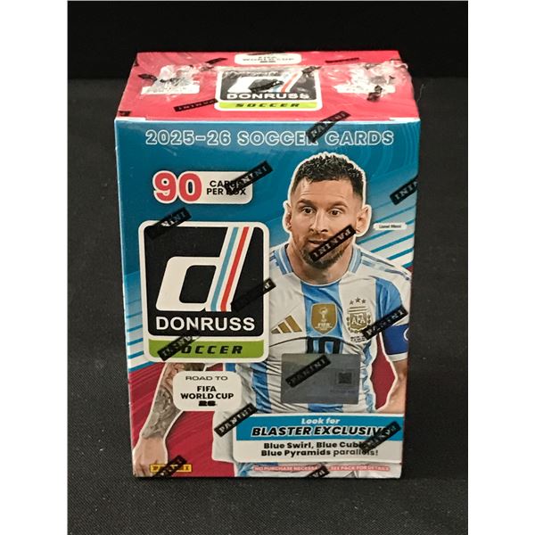 2025-26 PANININ DONRUSS SOCCER SEALED TRADING CARD BOX