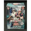 Image 1 : 2025 TOPPS CHROME NFL TRADING CARD BOX
