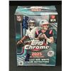 Image 1 : 2025 TOPPS CHROME NFL TRADING CARD BOX