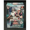 Image 1 : 2025 TOPPS CHROME NFL TRADING CARD BOX