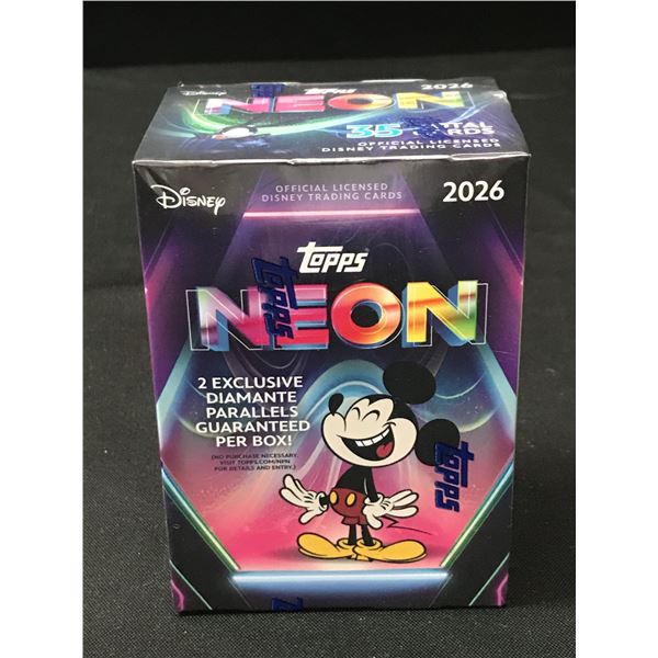 2026 TOPPS DISNEY NEON SEALED TRADING CARD BOX