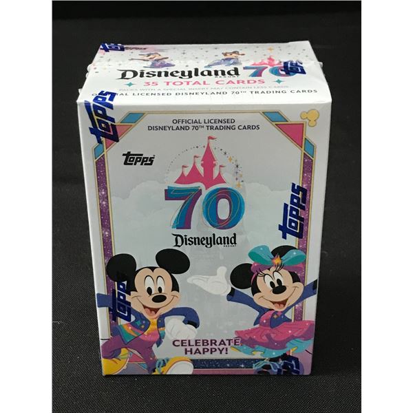 TOPPS DISNEYLAND 70 ANNIVERSARY SEALED TRADING CARD BOX