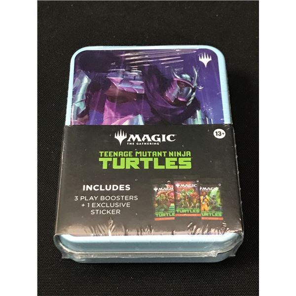 MAGIC THE GATHERING TEENAGE MUTANT NINJA TURTLES SEALED TRADING CARD TIN