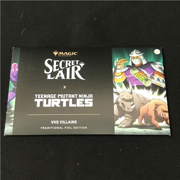 MAGIC THE GATHERING TEENAGE MUTANT NINJA TURTLES SECRET LAIR SEALED TRADING CARD BOX