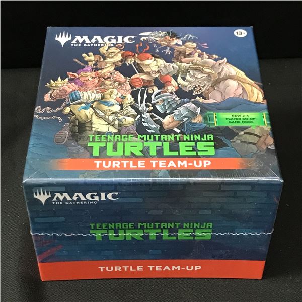 MAGIC THE GATHERING TEENAGE MUTANT NINJA TURTLES TURTLE TEAM-UP SEALED TRADING CARD BOX