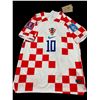 Image 2 : LUCA MODRIC SIGNED CROATIA SOCCER JERSEY (BECKETT COA)