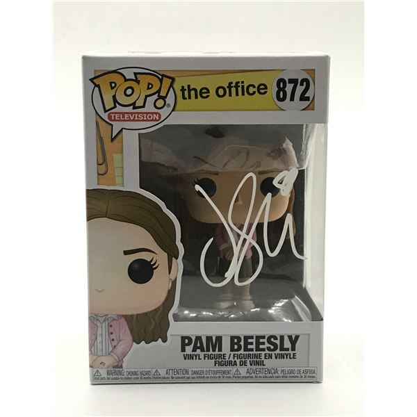 JENNA FISCHER SIGNED PAM BEESLY FUNKO POP (KB COA)