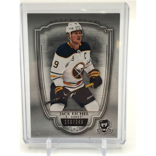 2018-19 UPPER DECK THE CUP HOCKEY JACK EICHEL TRADING CARD 109/249