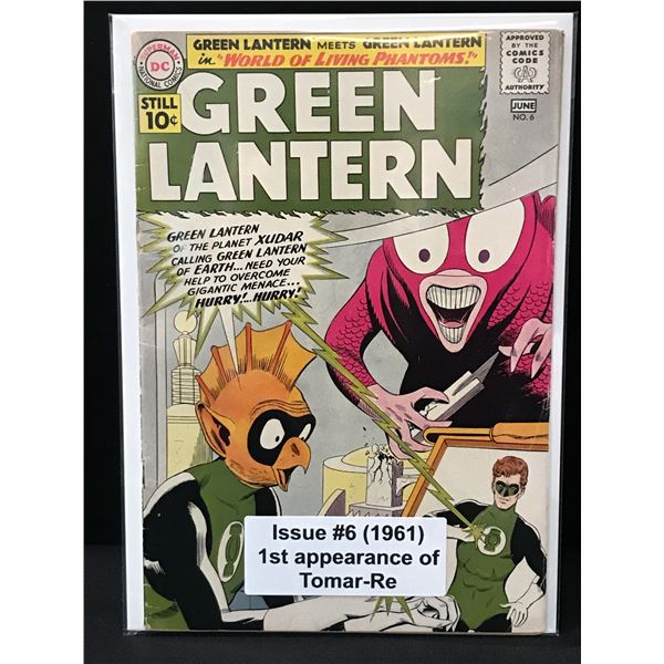 GREEN LANTERN #6 (1961) 1ST APP TOMAR-RE - DC COMICS