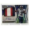 Image 1 : 2020 PANINI CERTIFIED FOOTBALL GABRIEL DAVIS SIGNED PATCH ROOKIE TRADING CARD