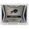 Image 2 : 2020 PANINI CERTIFIED FOOTBALL GABRIEL DAVIS SIGNED PATCH ROOKIE TRADING CARD